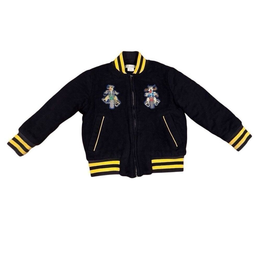 STELLA McCARTNEY KIDS Wool Bomber Jacket Unisex Coat Size 5 Years